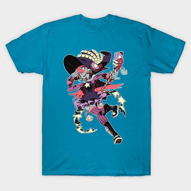 World Wide Witch girl T-Shirt by Rafchu